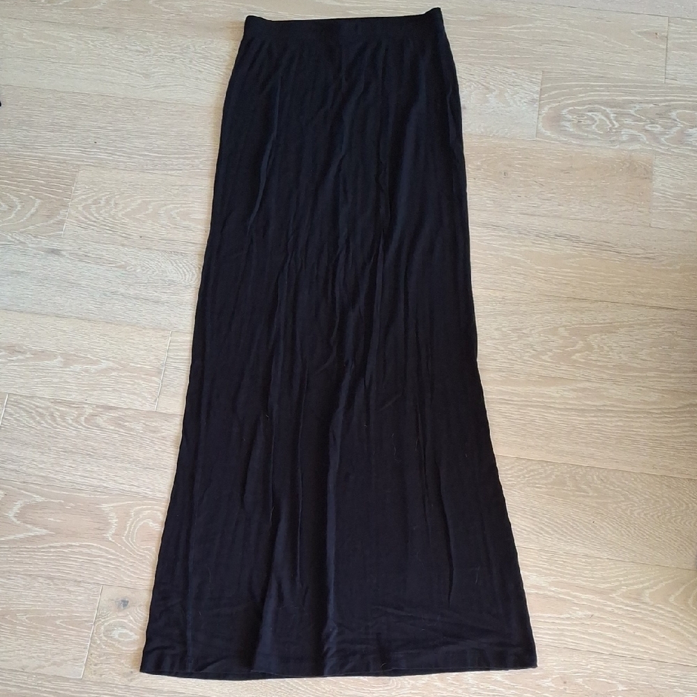 Garage Black Maxi Skirt - XS